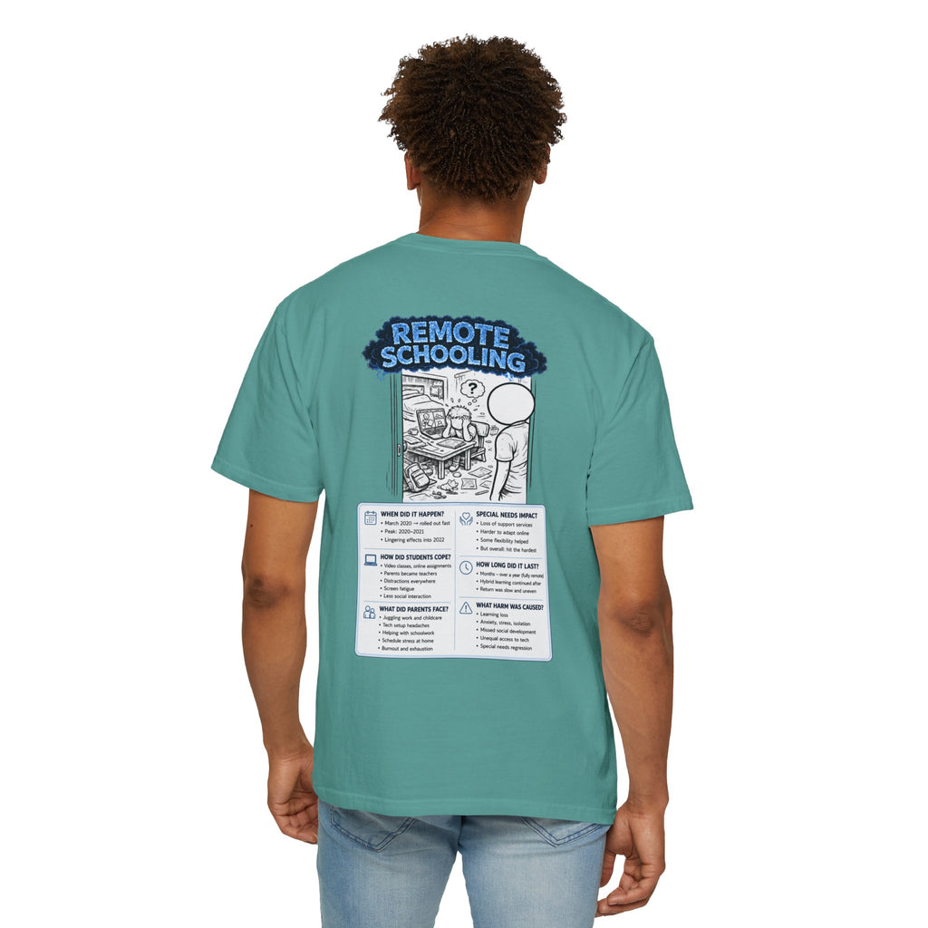 I Survived 2020 — Director's Cut S3:E3 "Remote Schooling" | Lockdown Edition Documentary Unisex Garment-Dyed T-shirt