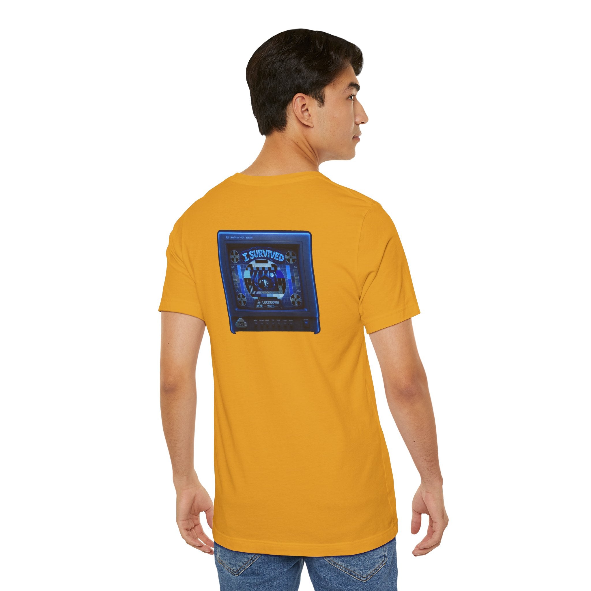 I Survived 2020 — "Please Stand By" Test Pattern Tee Lockdown Summer Exclusive Unisex Jersey Short Sleeve Tee