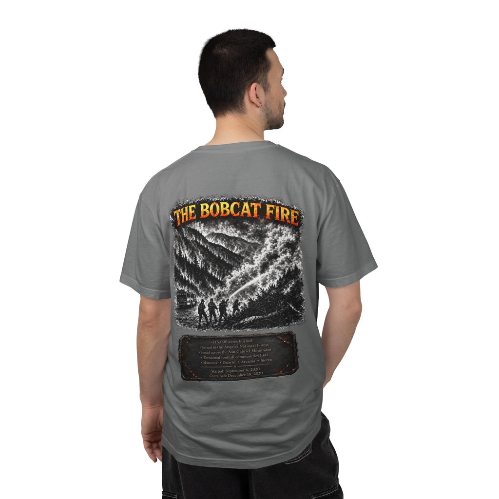 I Survived 2020 — Director's Cut S2:E2 "The Bobcat Fire" | Wildfire Edition Memorial Unisex Garment-Dyed T-shirt