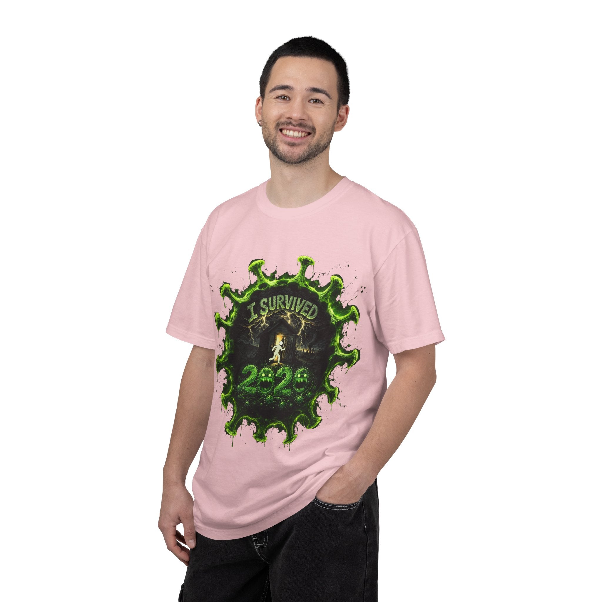 I Survived 2020 — Director's Cut S1:E4 "Mask Madness Mayhem Moment" | Pandemic Edition Unisex Garment-Dyed T-shirt