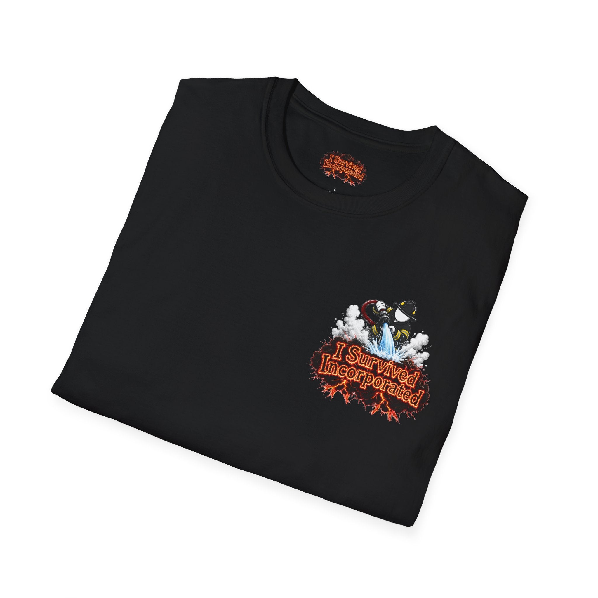 I Survived 2020 — "Please Stand By" Test Pattern Tee Wildfire Signal Edition Summer Premiere Unisex Softstyle T-Shirt