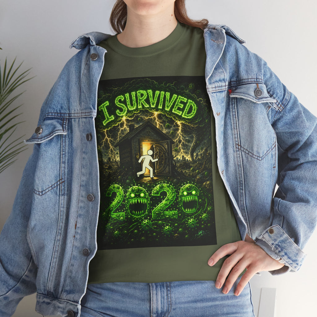 I Survived 2020 — S1:E1 "COVID-19: The Coronavirus" | Pandemic Edition Unisex Heavy Cotton Tee (SPECIAL EDITION)