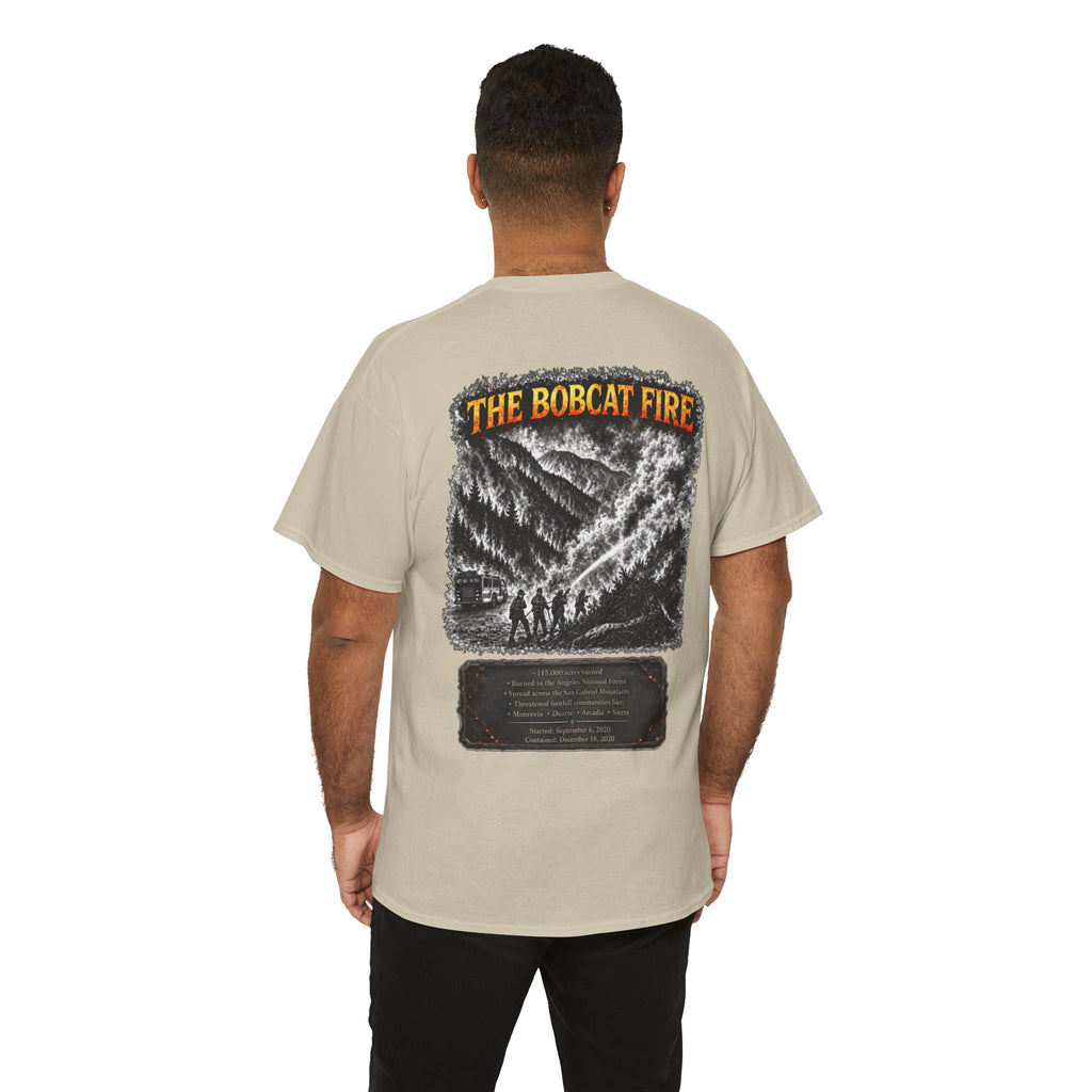 I Survived 2020 — WILDFIRES S2:E2: "The Bobcat Fire" Memorial Unisex Heavy Cotton Tee