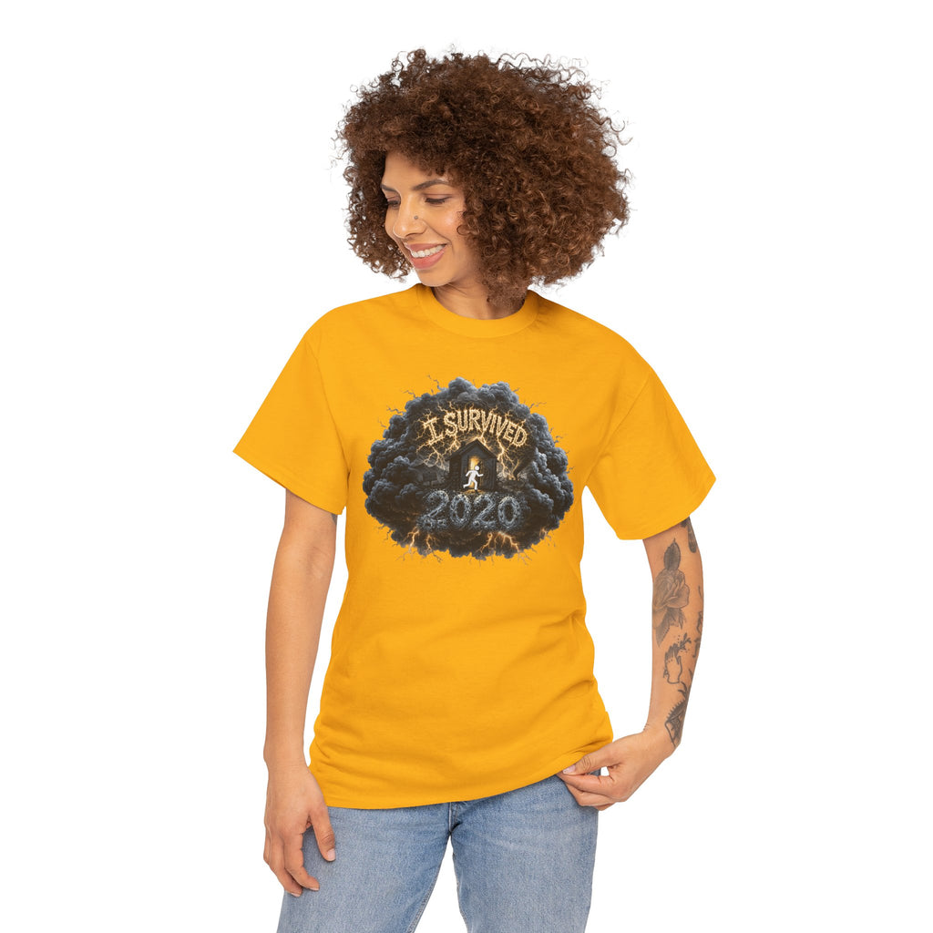 I Survived 2020 — Director's Cut Original Design Teaser Tee | Season 1 Premiere Drop Unisex Heavy Cotton Tee
