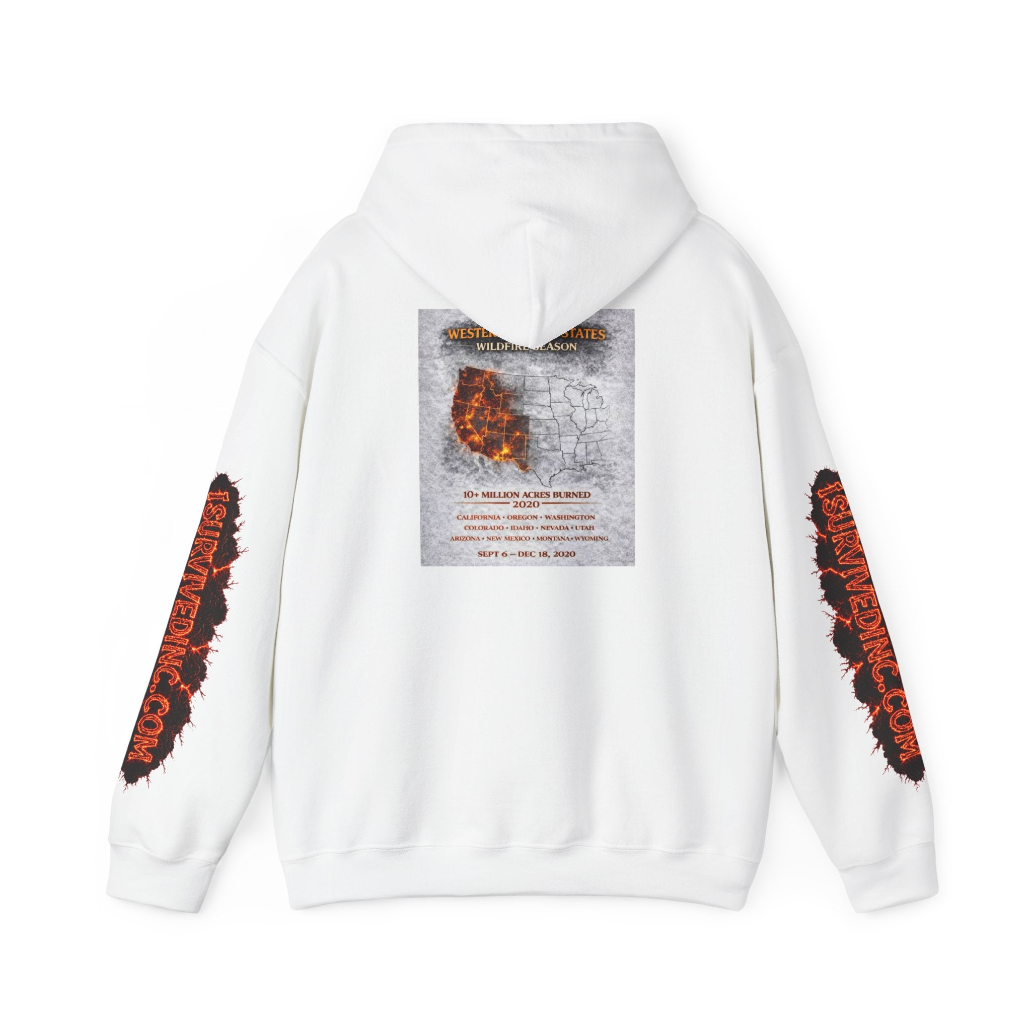 I Survived 2020 — S2:E4 "Western U.S. Wildfire Season" | Mid-Season Finale Pt. 1 | Wildfire Edition Memorial Hoodie Sweatshirt