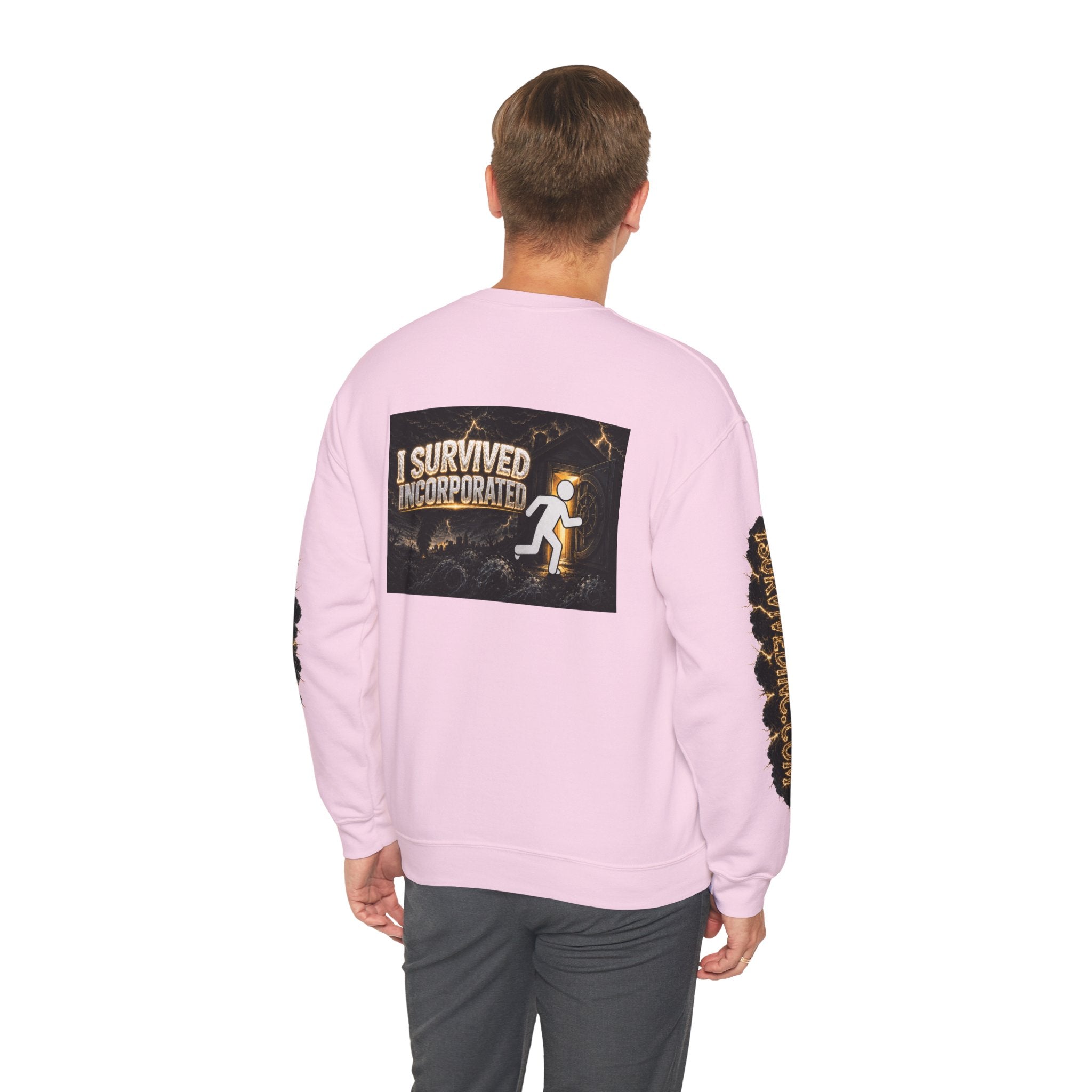 I Survived 2020 — Original Design Teaser Tee | Season 1 Premiere Drop Unisex Heavy Blend™ Crewneck Sweatshirt (SPECIAL EDITION)