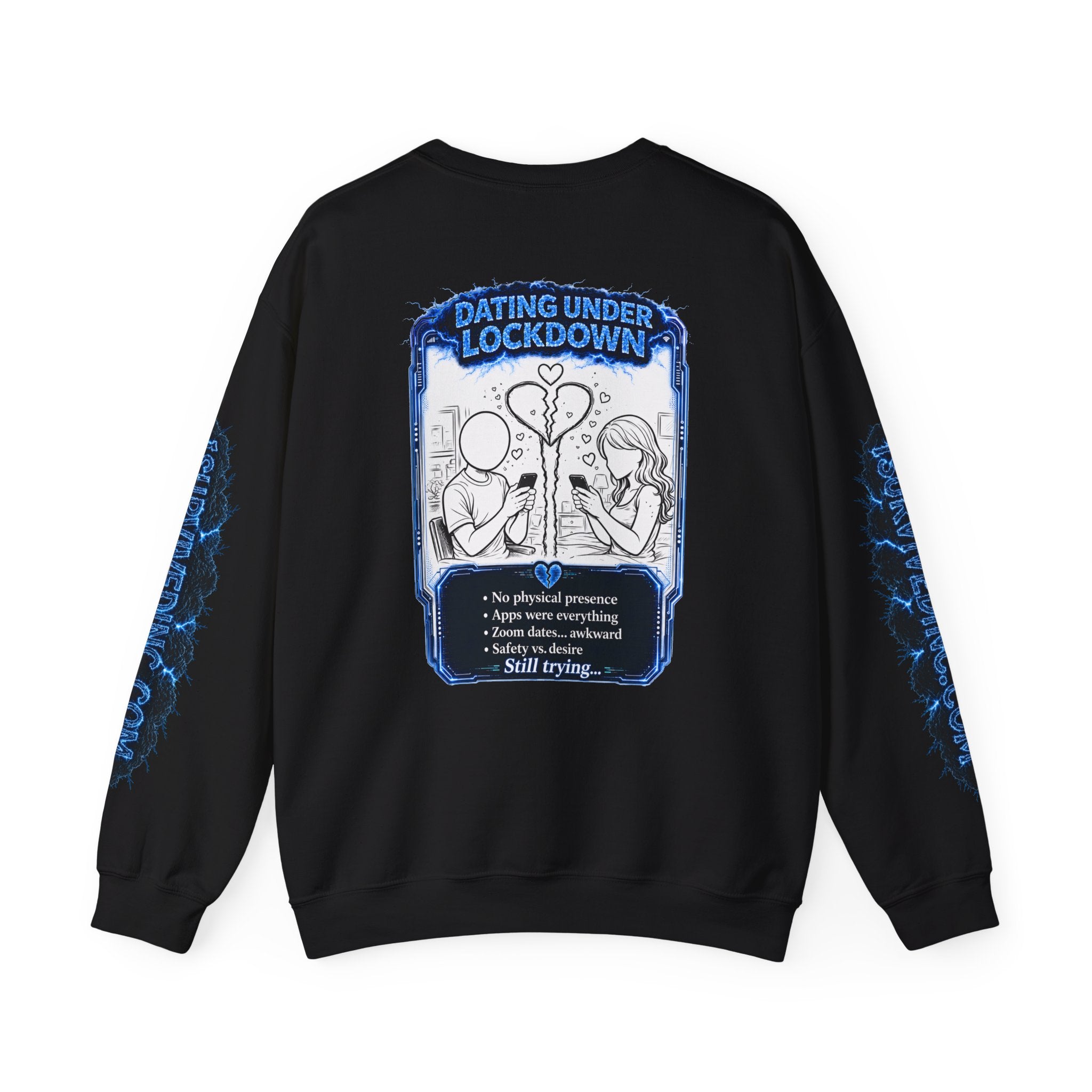 I Survived 2020 — LOCKDOWN S3:E2: Special Edition "Dating Under Lockdown" Unisex Heavy Blend™ Crewneck Sweatshirt
