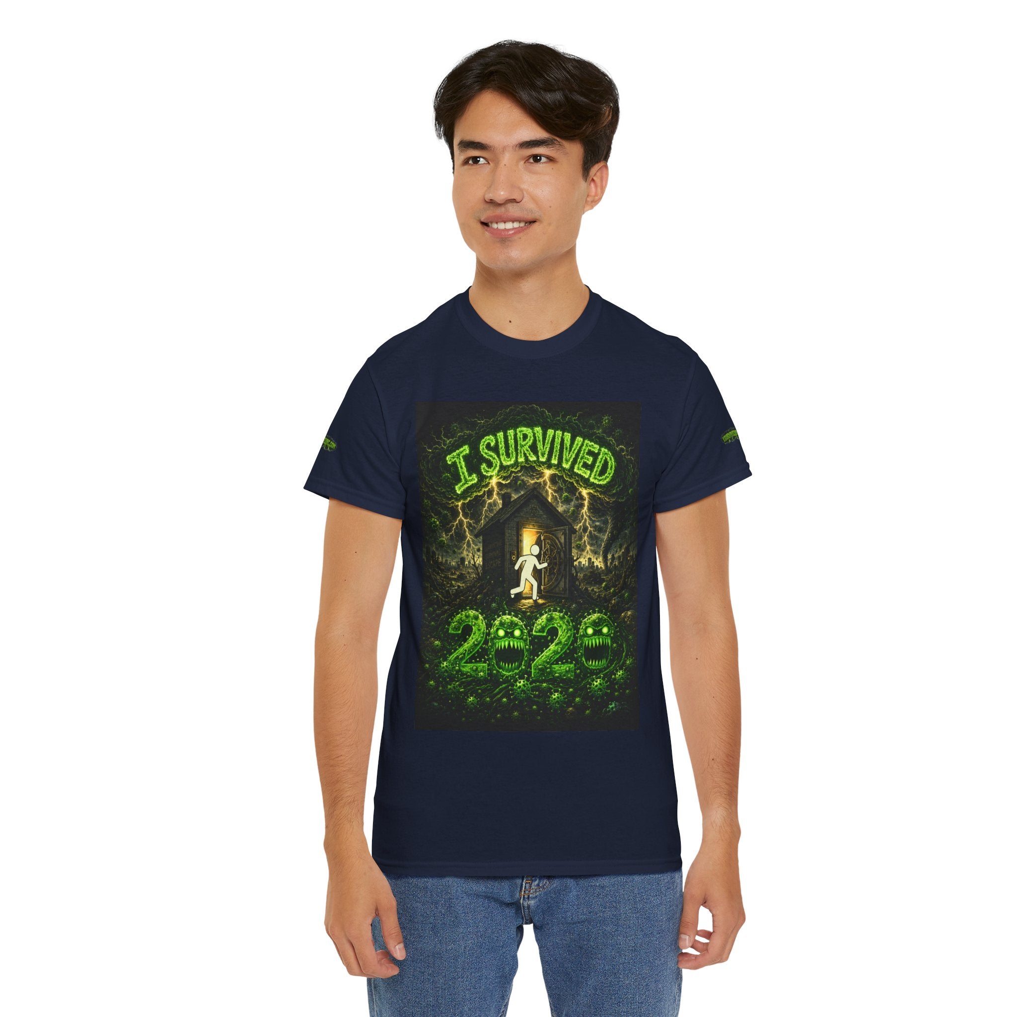 I Survived 2020 — S1:E1 "COVID-19: The Coronavirus" | Pandemic Edition Unisex Heavy Cotton Tee (SPECIAL EDITION)