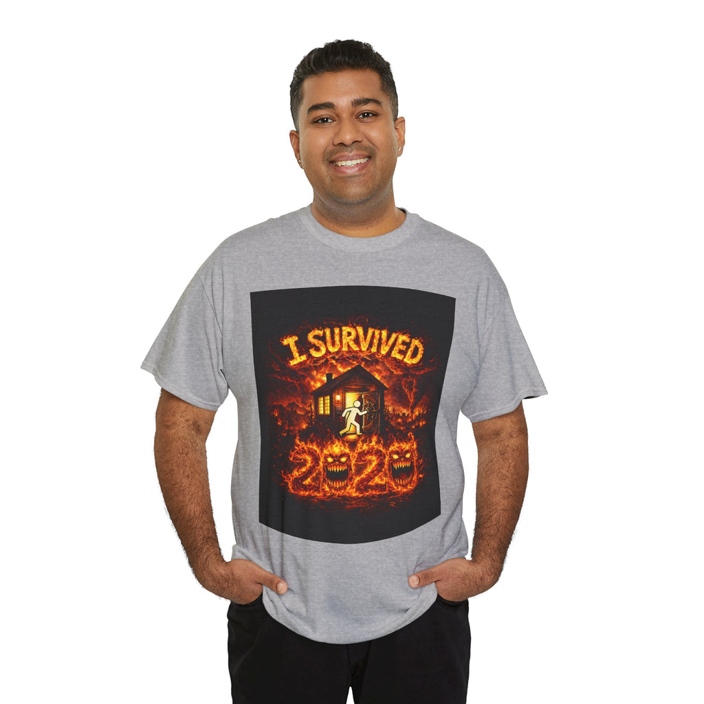 I Survived 2020 — WILDFIRES S2:E2: "The Bobcat Fire" Memorial Unisex Heavy Cotton Tee