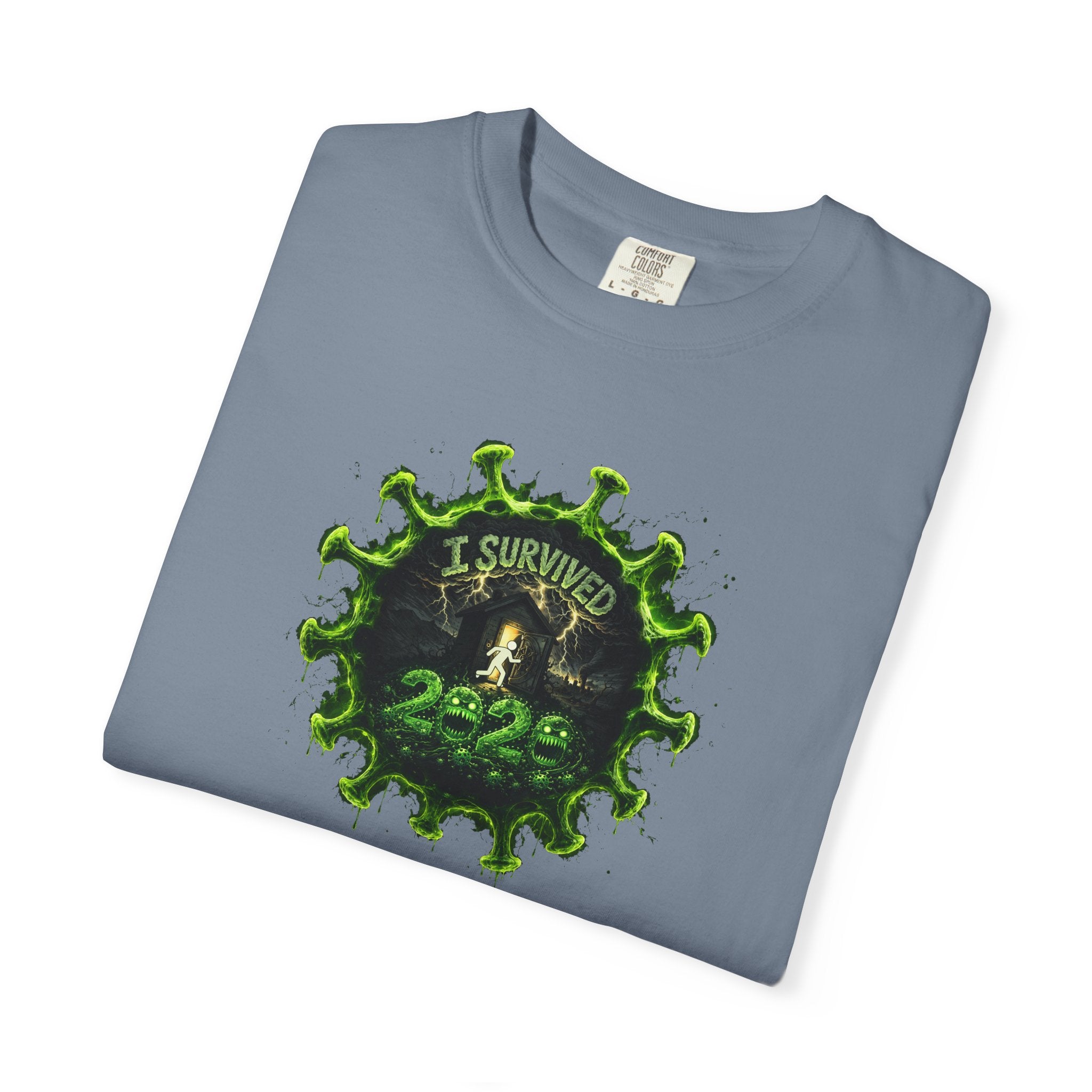 I Survived 2020 — PANDEMIC S1:E5: Director's Cut "Delivery Doomsday" Unisex Garment-Dyed T-shirt