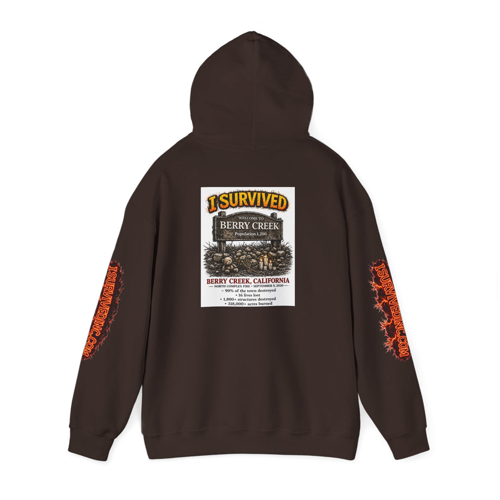 I Survived 2020 — S2:E1 "Berry Creek" | Wildfire Edition Memorial Hoodie Sweatshirt