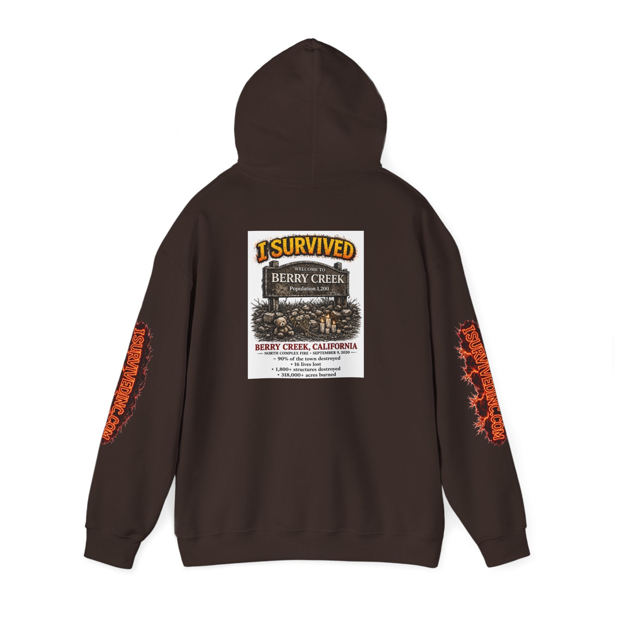 I Survived 2020 — S2:E1 "Berry Creek" | Wildfire Edition Memorial Hoodie Sweatshirt