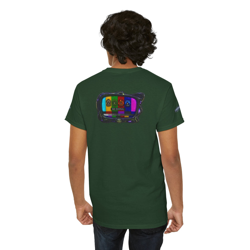 I Survived 2020 — "No Signal" Test Pattern Tee Alien Broadcast Finale Special Edition Summer Premiere Unisex Heavy Cotton Tee