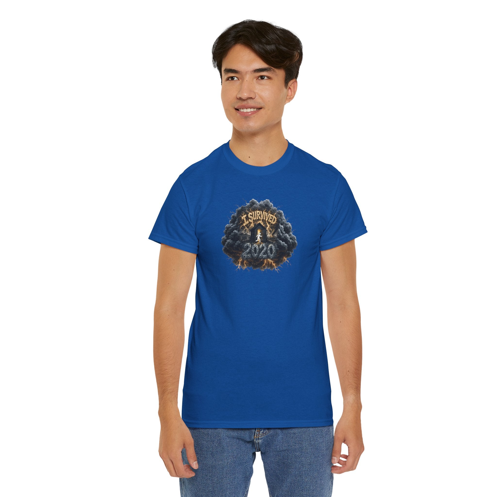 I Survived 2020 —  Original PILOT Design: Director's Cut Unisex Heavy Cotton Tee