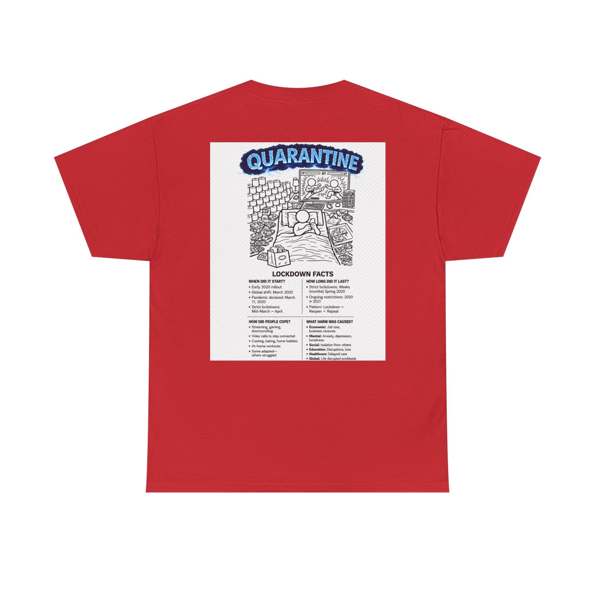 I Survived 2020 — Director's Cut S3:E1 "Quarantine" | Lockdown Edition Documentary Unisex Heavy Cotton Tee