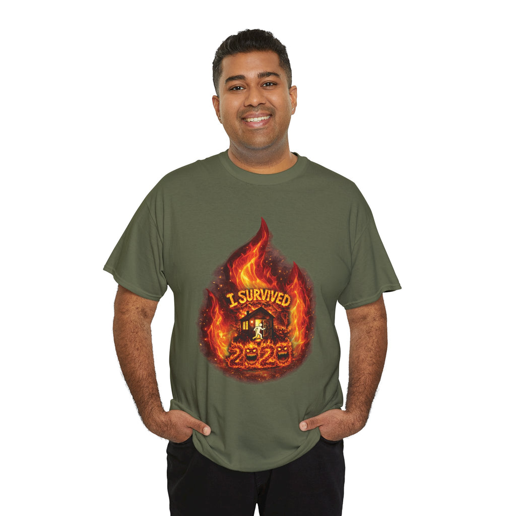 I Survived 2020 — Director's Cut S2:E1 "Berry Creek" | Wildfire Edition Memorial Unisex Heavy Cotton Tee
