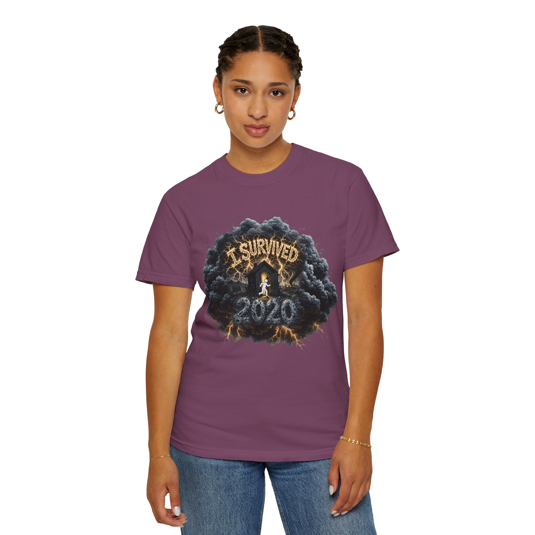 I Survived 2020 — Director's Cut Original Design Teaser Tee | Season 1 Premiere Drop Unisex Garment-Dyed T-shirt