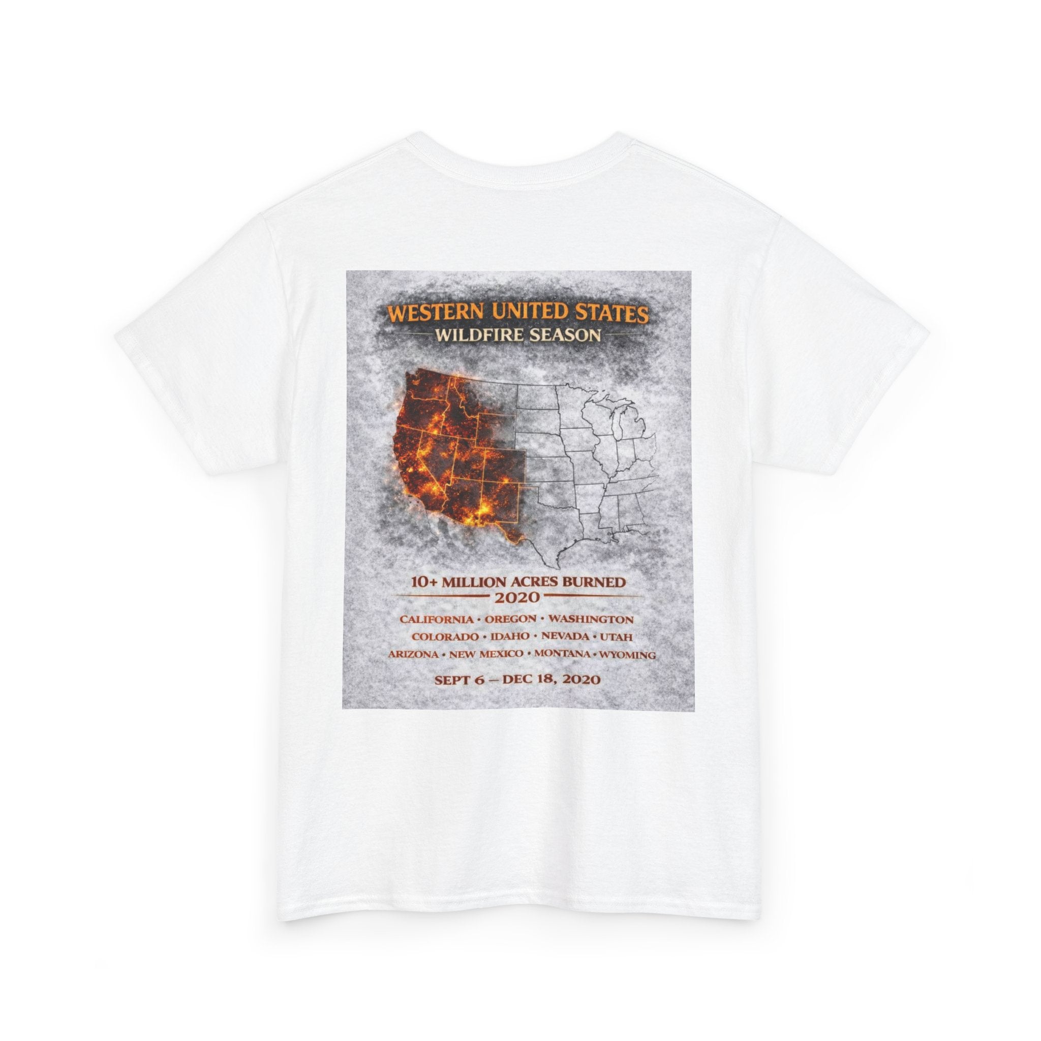 J'ai survécu à 2020 — S2:E4 « Saison des feux de forêt dans l'ouest des États-Unis » | Finale de mi-saison partie 1 | T-shirt commémoratif édition feux de forêt
