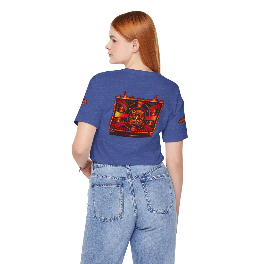 I Survived 2020 — "Please Stand By" Test Pattern Tee Wildfire Signal Special Edition Summer Premiere Unisex Jersey Short Sleeve Tee
