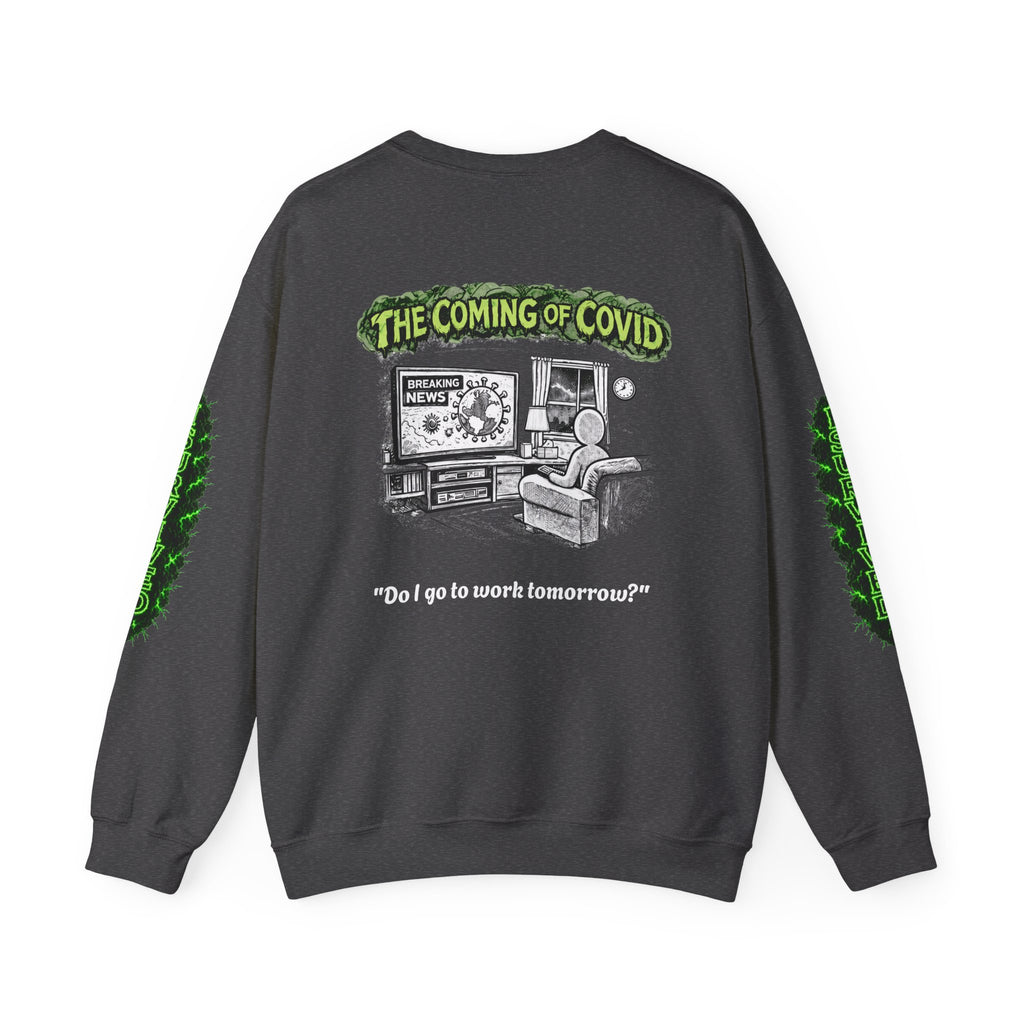 I Survived 2020 — Director's Cut S1:E2 "The Coming of COVID" | Pandemic Edition Unisex Heavy Blend™ Crewneck Sweatshirt