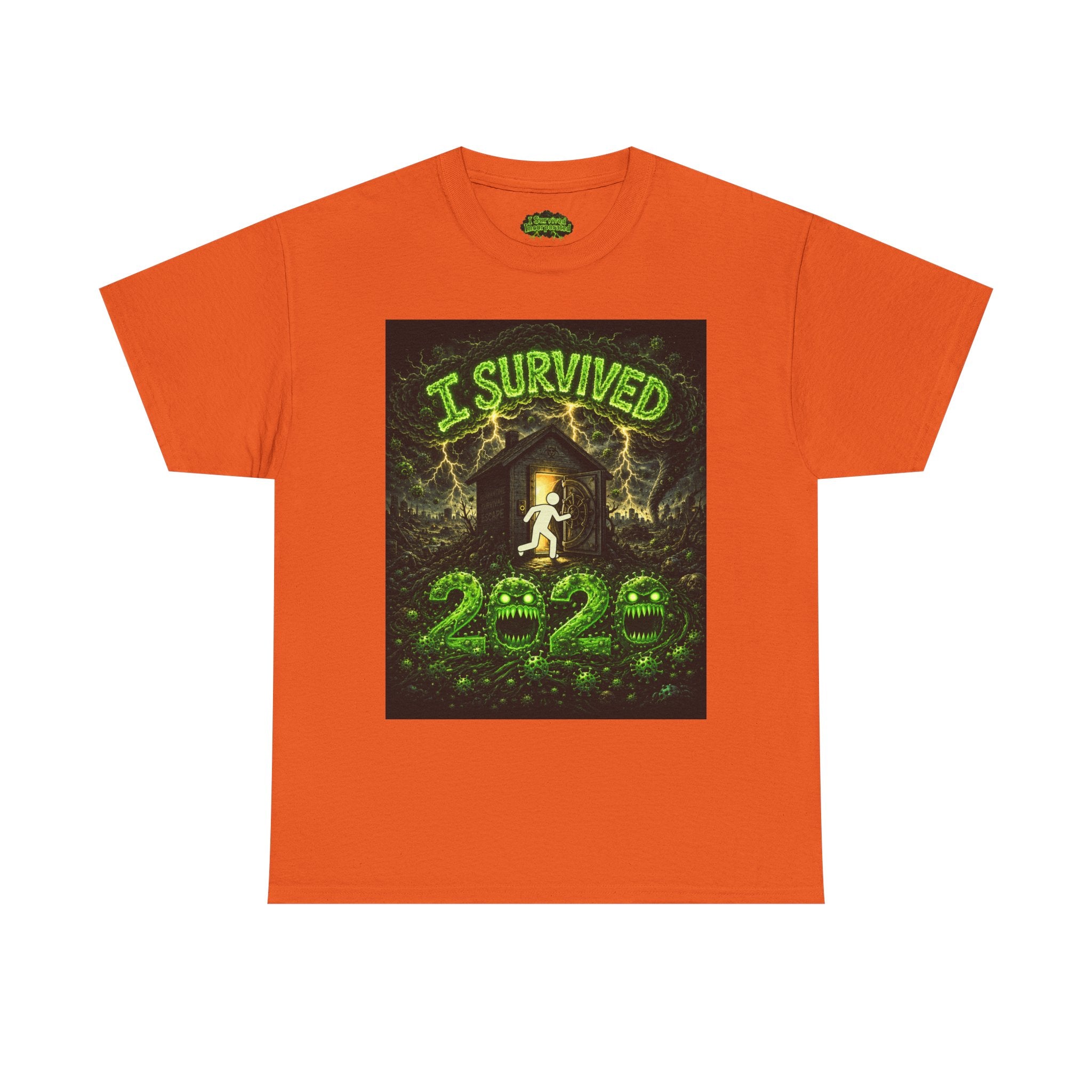 I Survived 2020 — S1:E4 "Mask Madness Mayhem Moment" | Pandemic Edition Unisex Heavy Cotton Tee