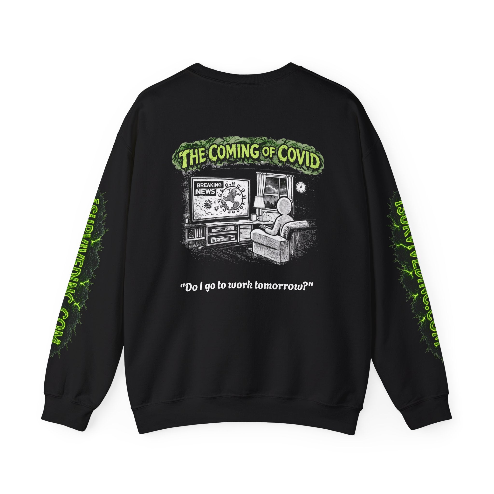 I Survived 2020 — S1:E2 "The Coming of COVID" | Pandemic Edition Unisex Heavy Blend™ Crewneck Sweatshirt