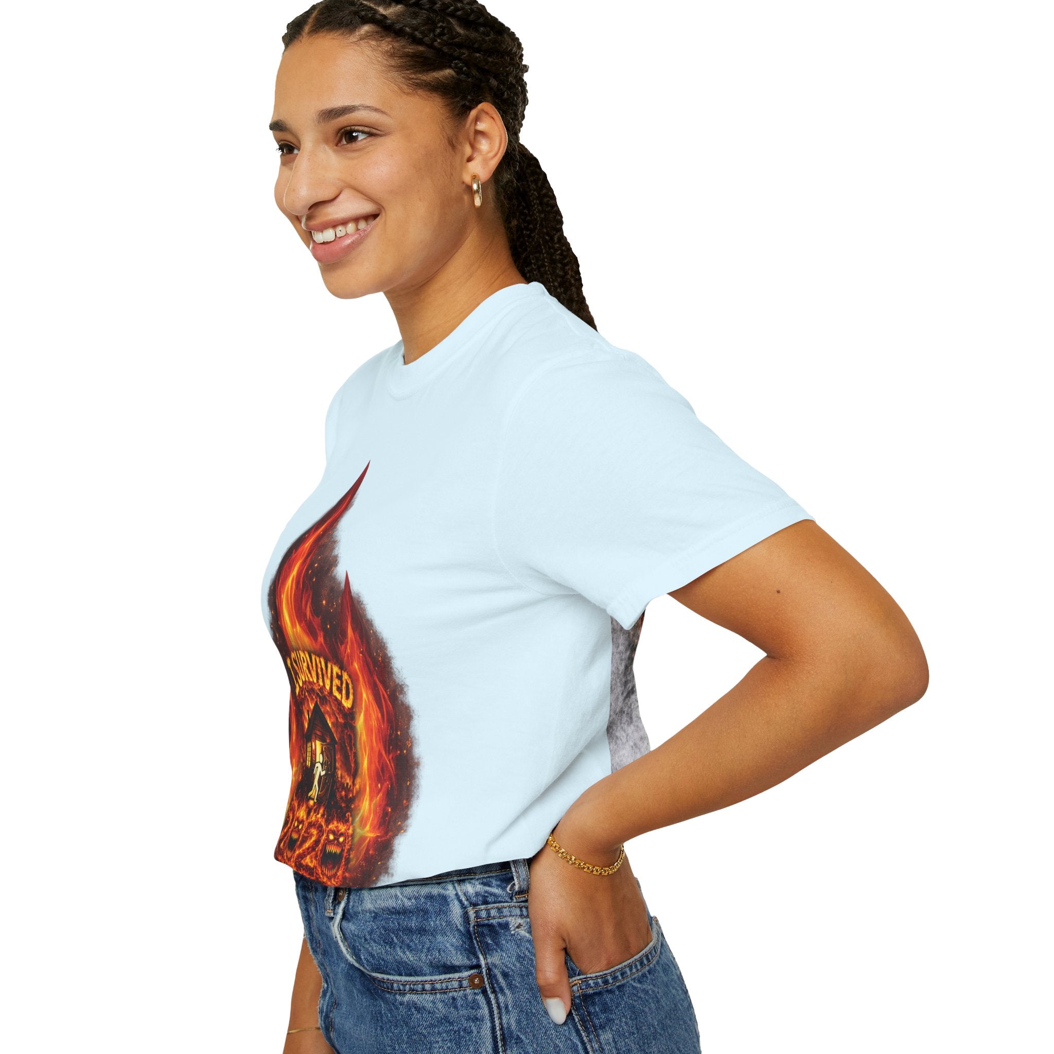 I Survived 2020 — Director's Cut S2:E4 "Western U.S. Wildfire Season" | Mid-Season Finale Pt. 1 | Wildfire Edition Memorial Unisex Garment-Dyed T-shirt