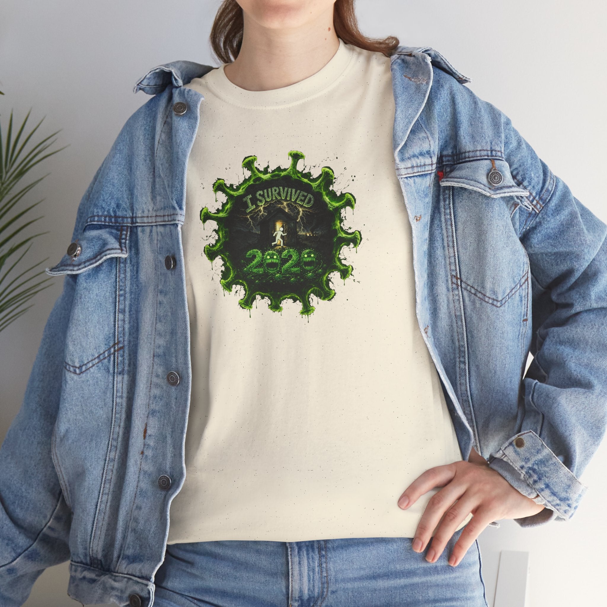 I Survived 2020 — PANDEMIC S1:E3: Director's Cut "The Jab!" Unisex Heavy Cotton Tee