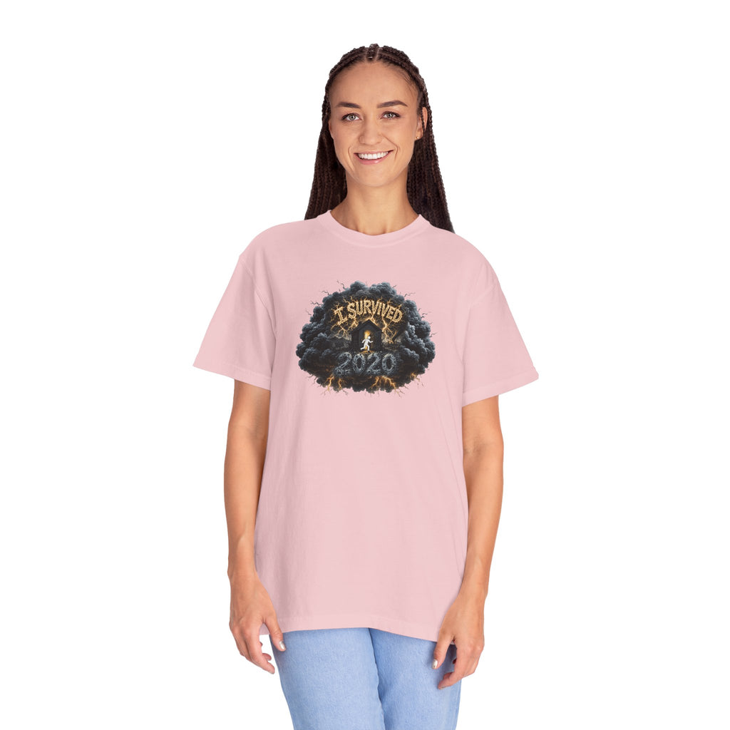 I Survived 2020 — Original PILOT Design: Director's Cut Unisex Garment-Dyed T-shirt