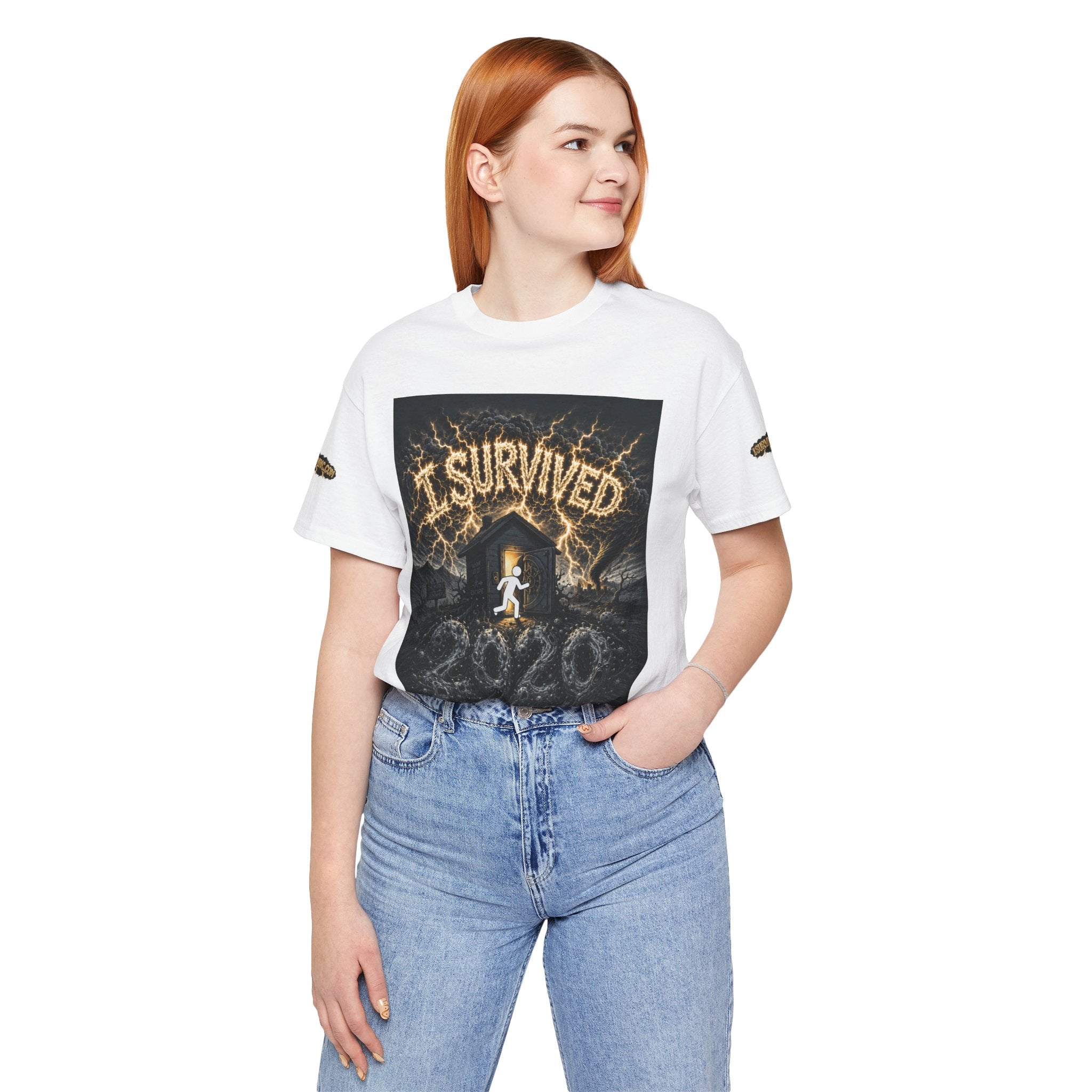 I Survived 2020 — Original Design Teaser Tee | Season 1 Premiere Drop Unisex Jersey Short Sleeve Tee