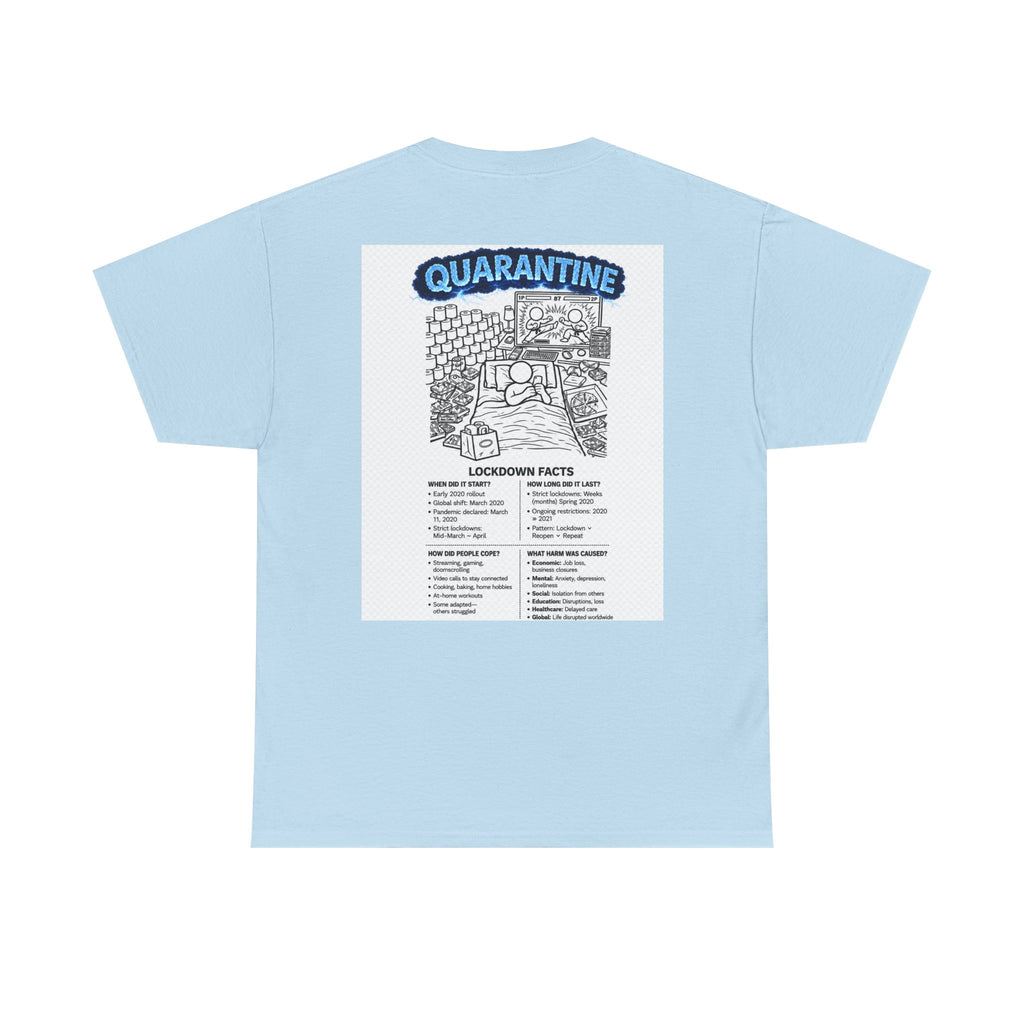 Copy of  I Survived 2020 — S3:E1 "Quarantine" | Lockdown Edition Documentary Unisex Heavy Cotton Tee