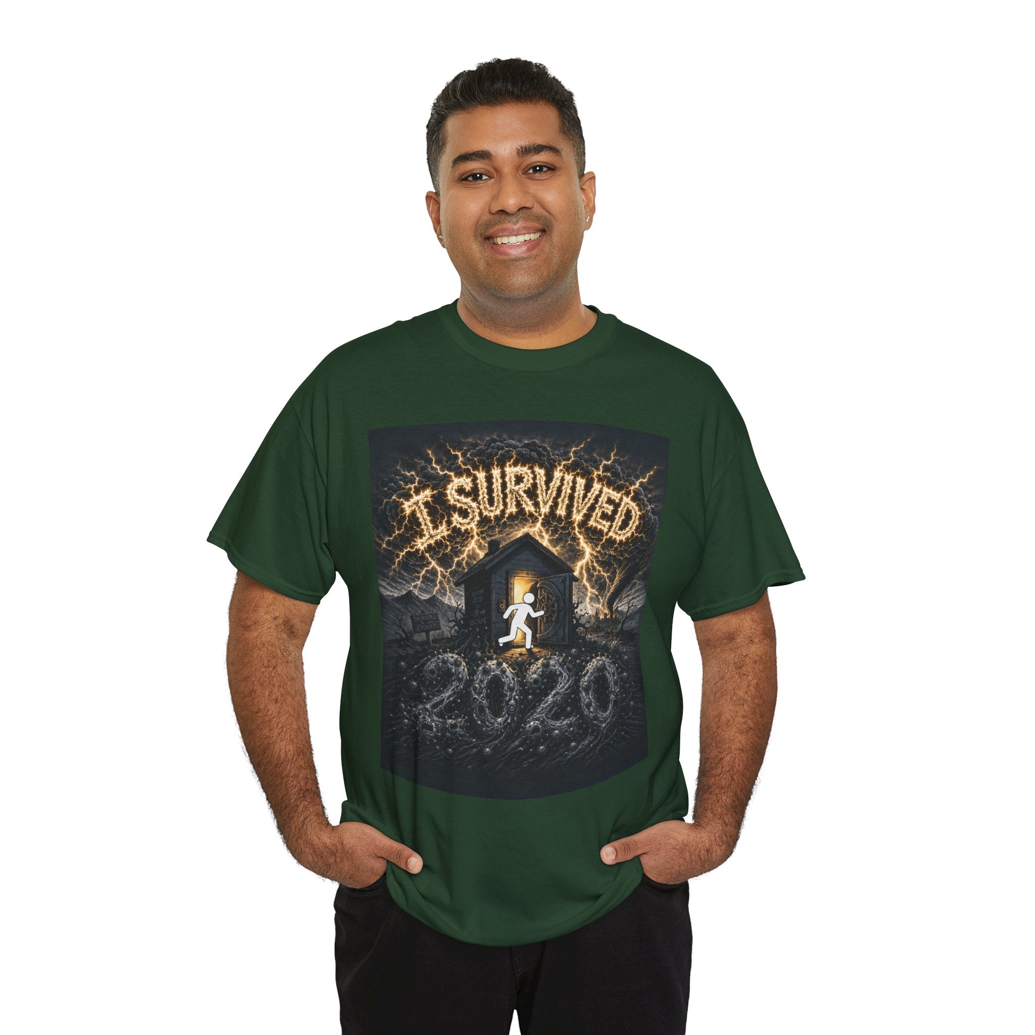 I Survived 2020 — Original PILOT Design Unisex Heavy Cotton Tee