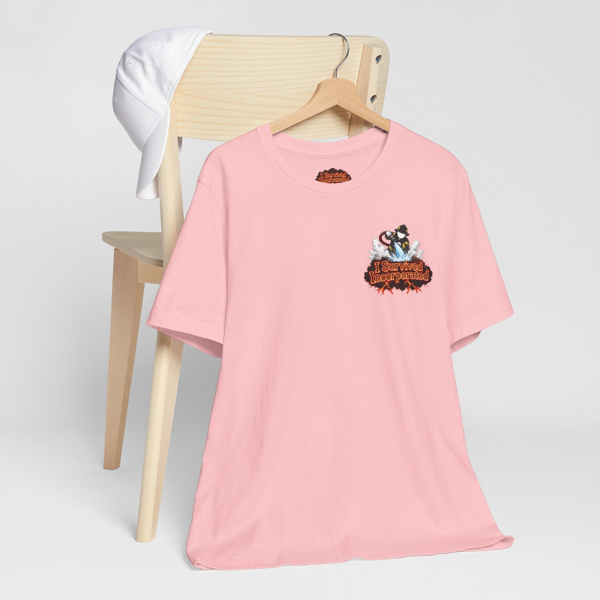 I Survived 2020 — "Please Stand By" Test Pattern Tee Wildfire Signal Edition Summer Premiere Unisex Jersey Short Sleeve Tee