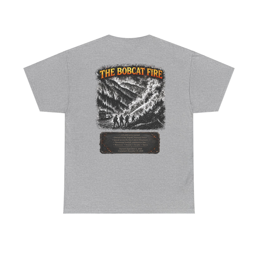 I Survived 2020 — Director's Cut S2:E2 "The Bobcat Fire" | Wildfire Edition Memorial Unisex Heavy Cotton Tee