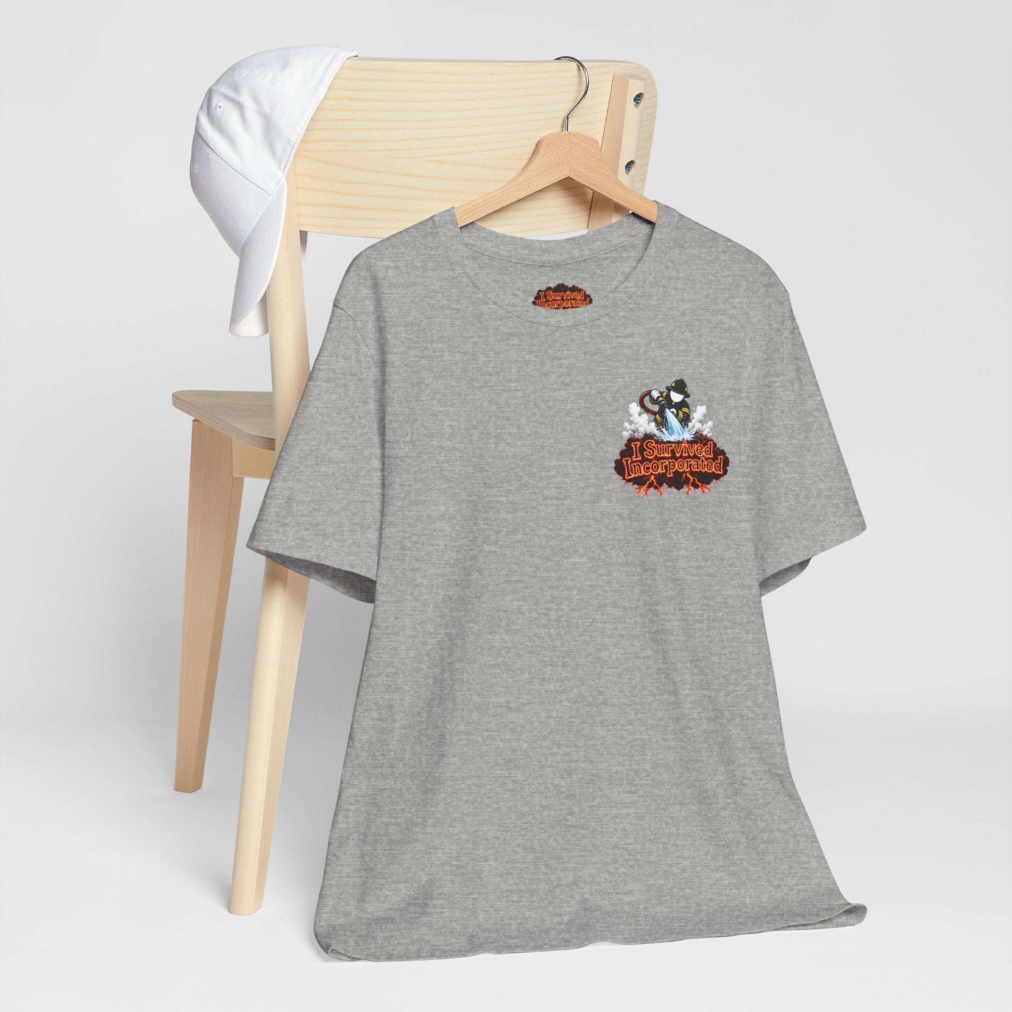 I Survived 2020 — "Please Stand By" Test Pattern Tee Wildfire Signal Edition Summer Premiere Unisex Jersey Short Sleeve Tee