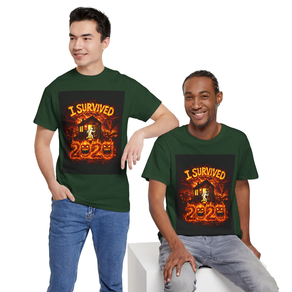 I Survived 2020 — WILDFIRES S2:E2: "The Bobcat Fire" Memorial Unisex Heavy Cotton Tee
