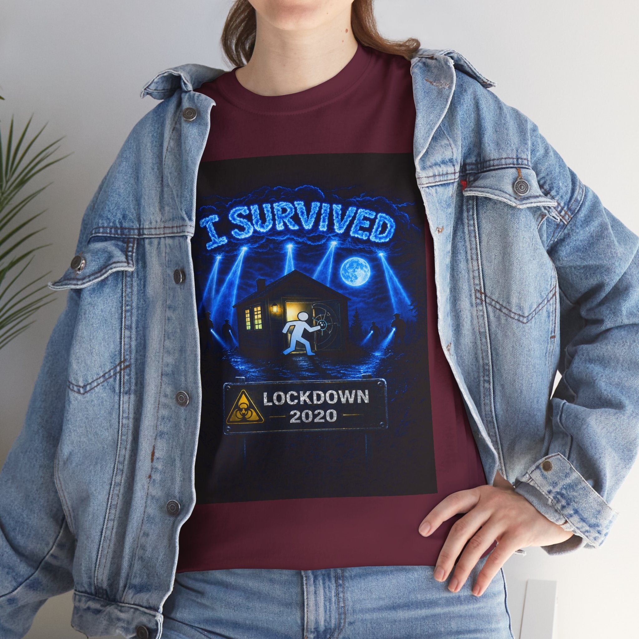 I Survived 2020 — S3:E3 "Remote Schooling" | Lockdown Edition Documentary Unisex Heavy Cotton Tee (SPECIAL EDITION)