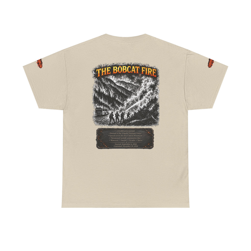 I Survived 2020 — Director's Cut S2:E2 "The Bobcat Fire" | Wildfire Edition Memorial Unisex Heavy Cotton Tee (SPECIAL EDITION)