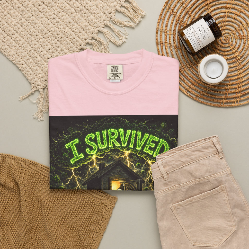 I Survived 2020 — PANDEMIC S1:E3: "The Jab!" Unisex Garment-Dyed T-shirt