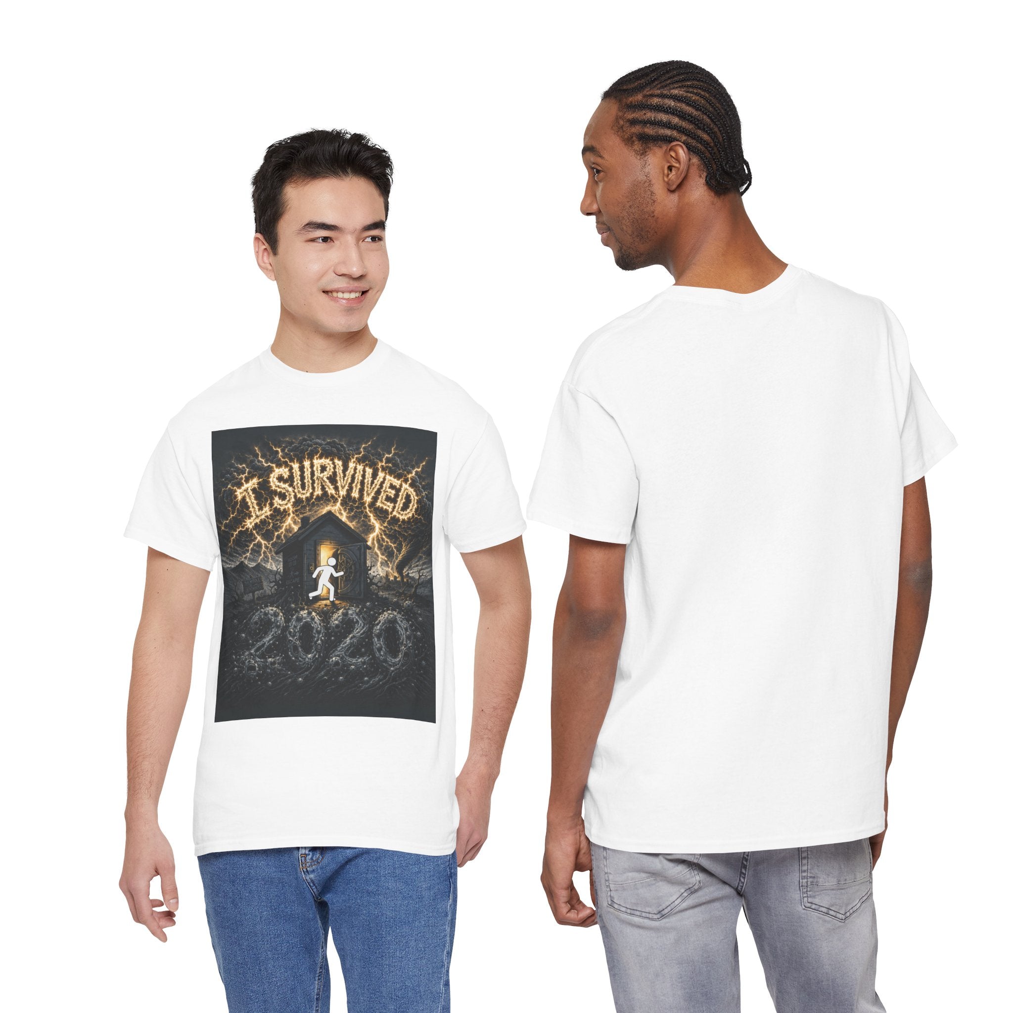 I Survived 2020 — Original PILOT Design Unisex Heavy Cotton Tee