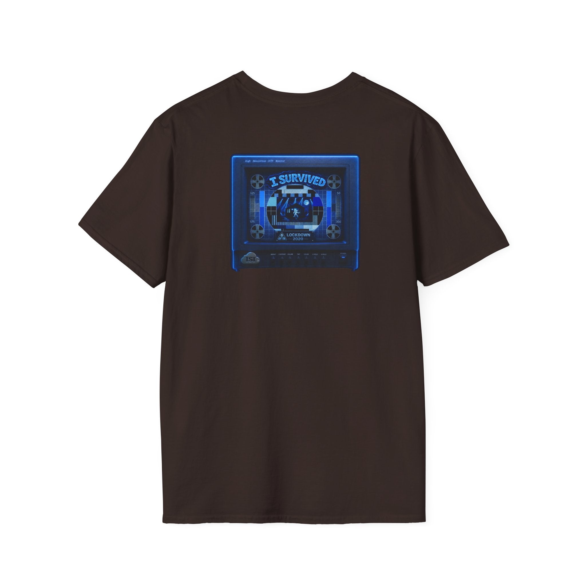 I Survived 2020 — "Please Stand By" Test Pattern Tee Lockdown Edition Summer Exclusive Unisex Softstyle T-Shirt