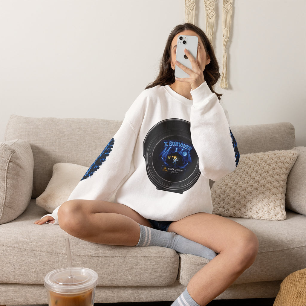 I Survived 2020 — Director's Cut S3:E4 "Working From Home" | Mid-Season Finale Pt. 1 | Lockdown Edition Documentary Unisex Heavy Blend™ Crewneck Sweatshirt