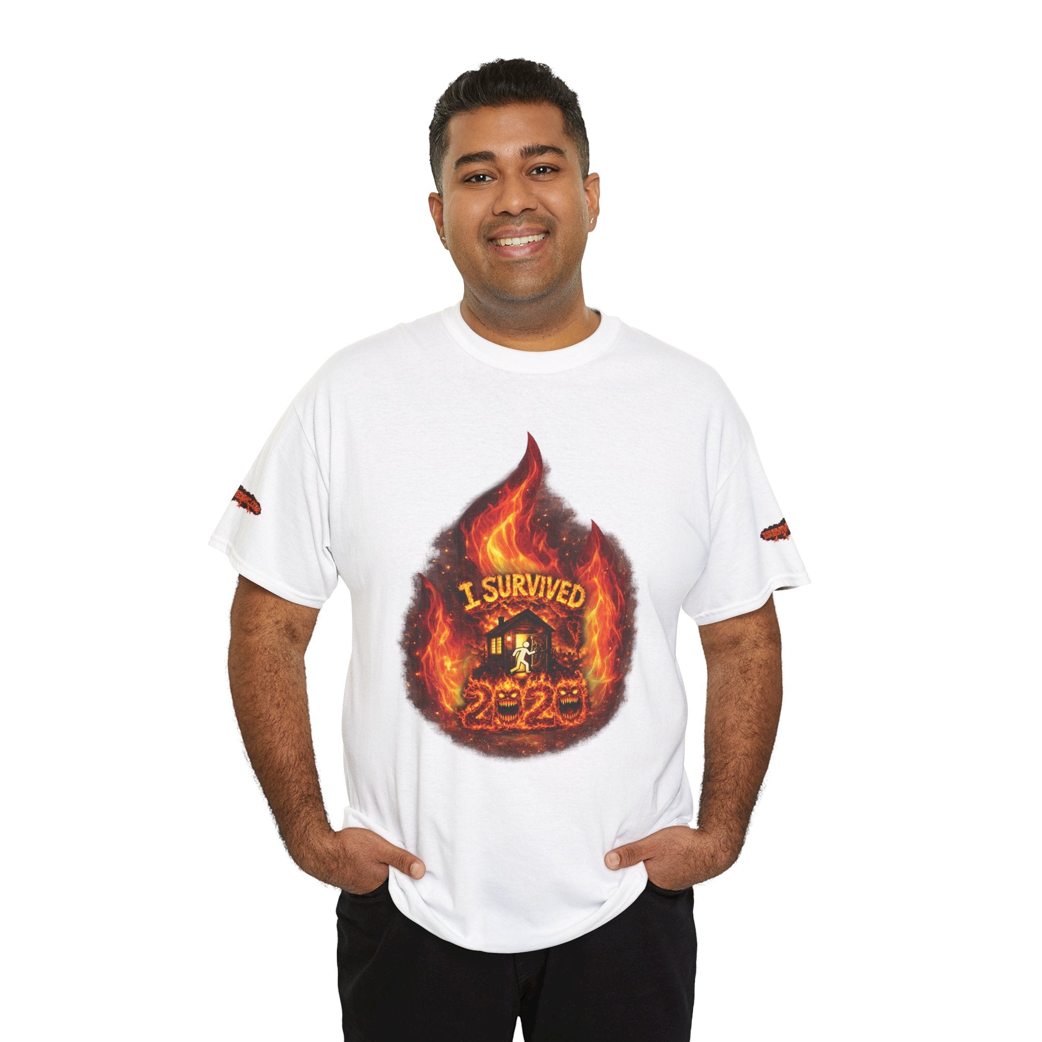 I Survived 2020 — Director's Cut S2:E1 "Berry Creek" | Wildfire Edition Memorial Unisex Heavy Cotton Tee (SPECIAL EDITION)