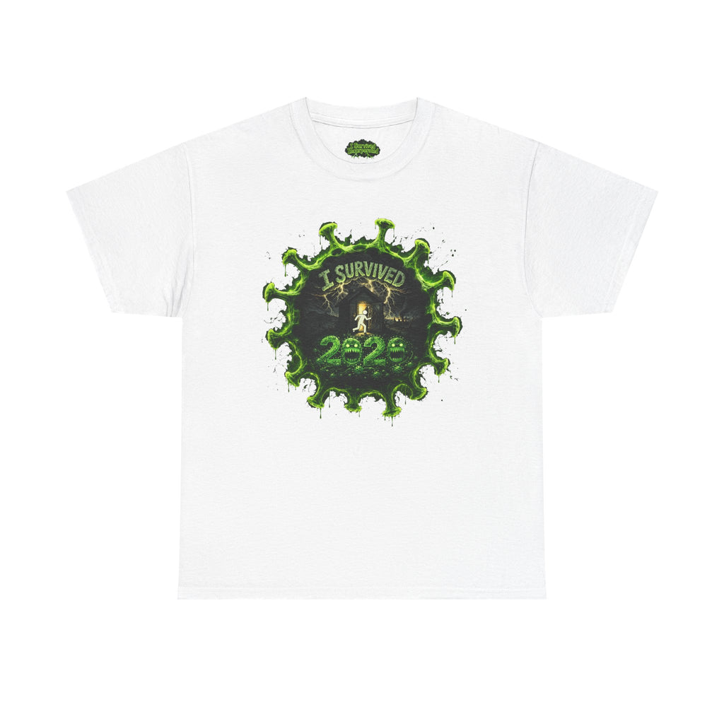 I Survived 2020 — Director's Cut S1:E2 "The Coming of COVID" | Pandemic Edition Unisex Heavy Cotton Tee