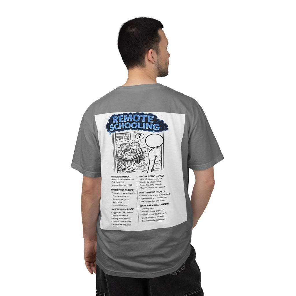 I Survived 2020 — S3:E3 "Remote Schooling" | Lockdown Edition Documentary Unisex Garment-Dyed T-shirt