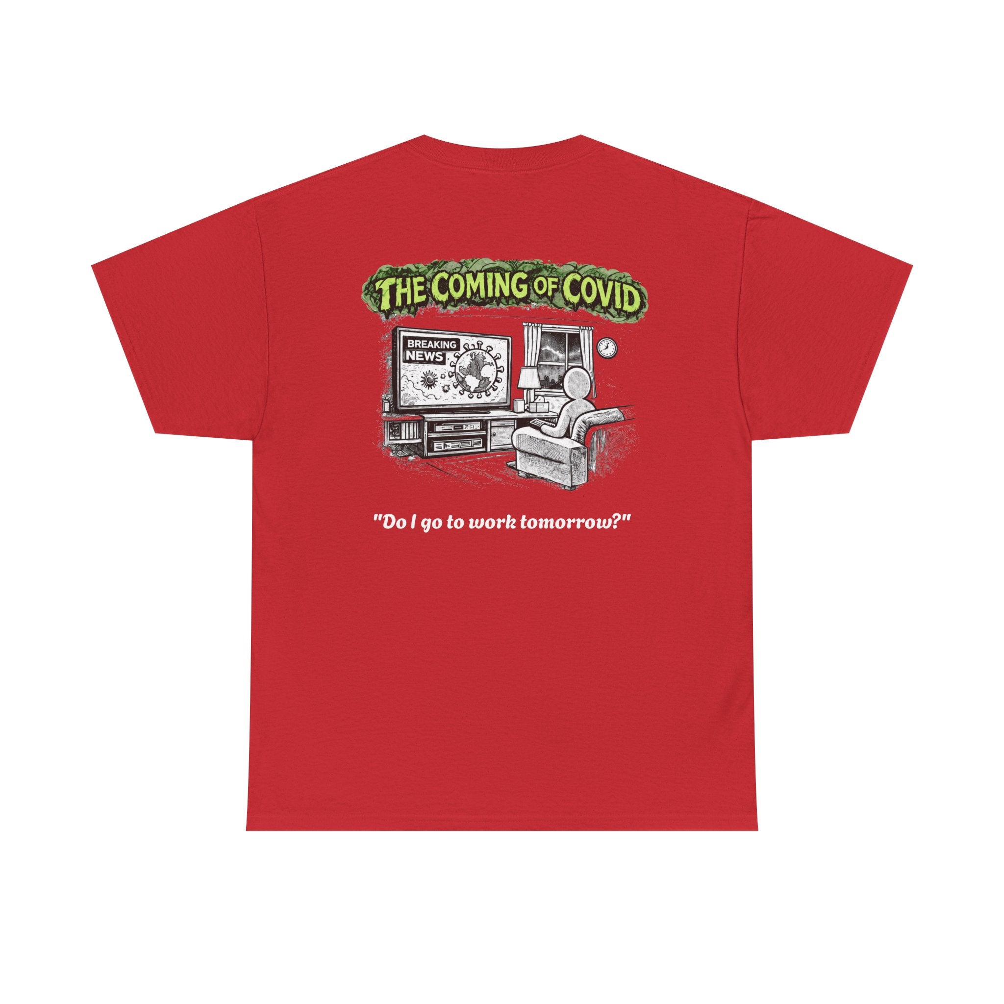 I Survived 2020 — Director's Cut S1:E2 "The Coming of COVID" | Pandemic Edition Unisex Heavy Cotton Tee