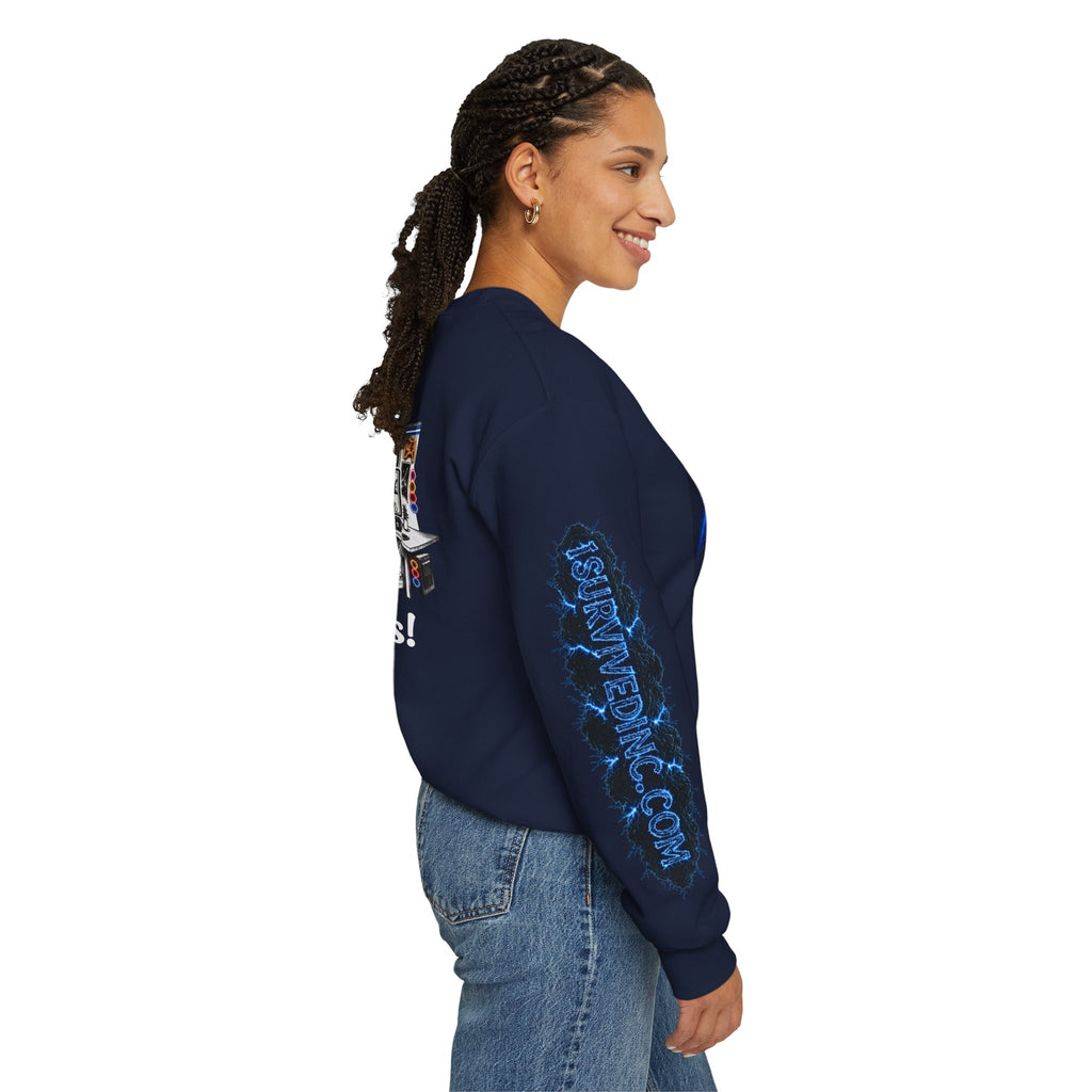 I Survived 2020 — LOCKDOWN S3:E4: "Working From Home" Unisex Heavy Blend™ Crewneck Sweatshirt