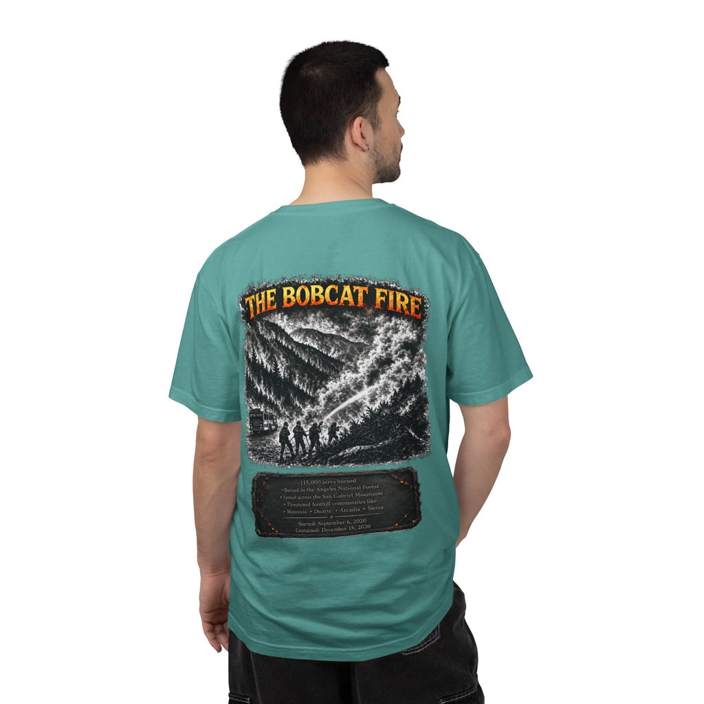 I Survived 2020 — Director's Cut S2:E2 "The Bobcat Fire" | Wildfire Edition Memorial Unisex Garment-Dyed T-shirt