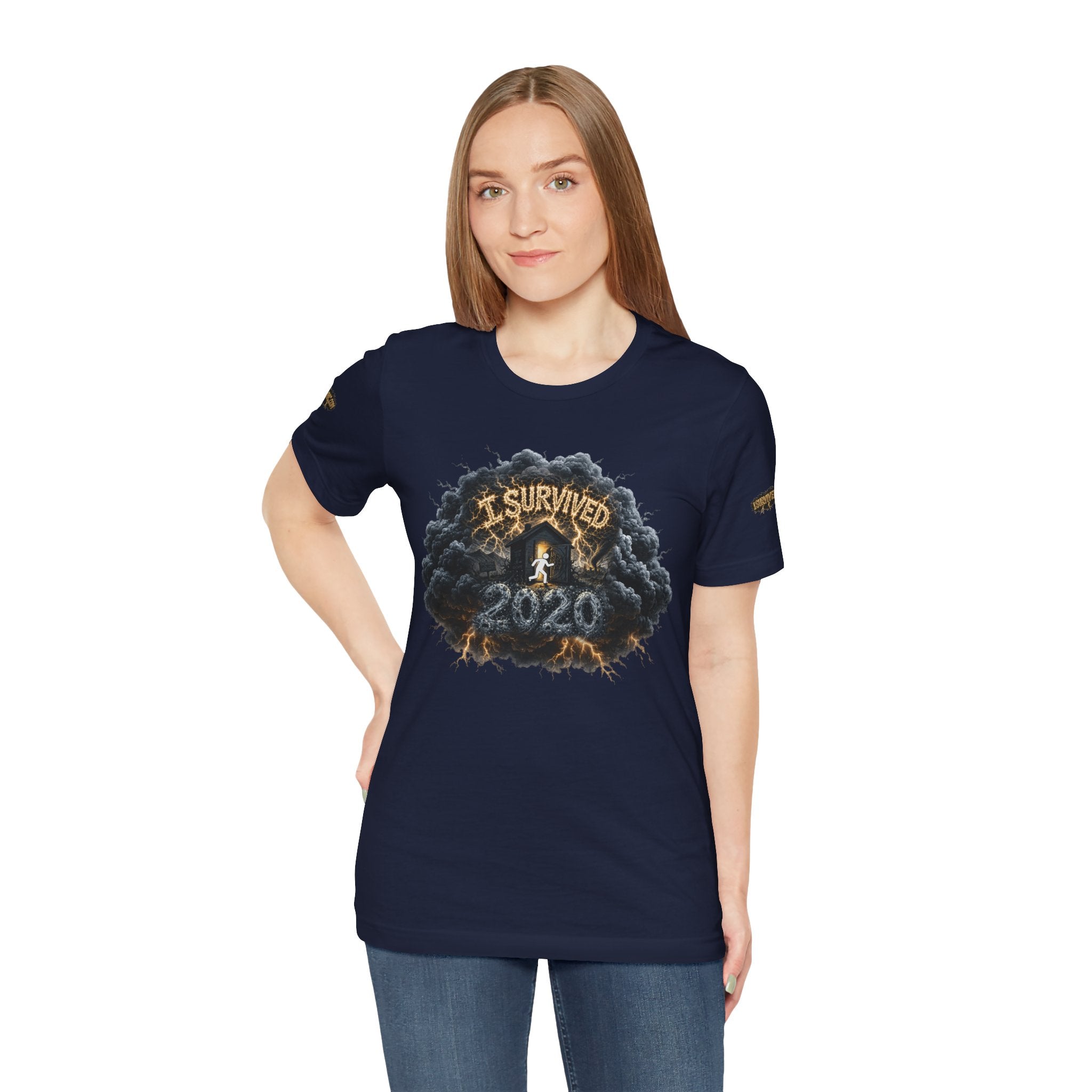 I Survived 2020 — Director's Cut Original Design Teaser Tee | Season 1 Premiere Drop Unisex Jersey Short Sleeve Tee