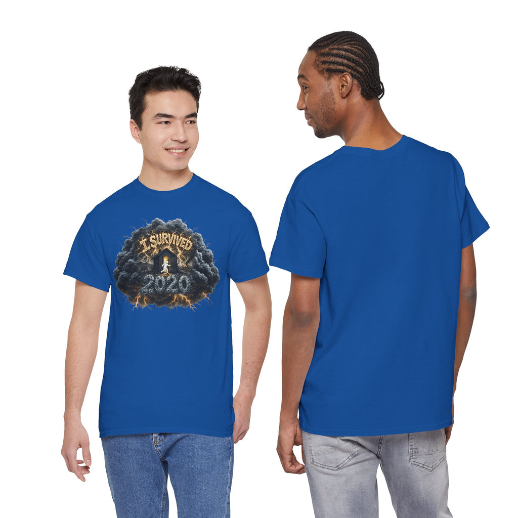 I Survived 2020 — Director's Cut Original Design Teaser Tee | Season 1 Premiere Drop Unisex Heavy Cotton Tee